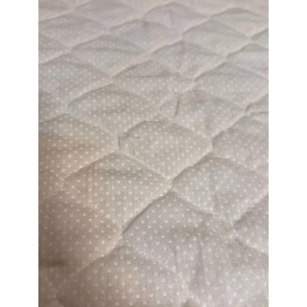 Vintage Handmade Quilted Baby Blanket Pastel Yellow Teddy Bear Poodle Flowers